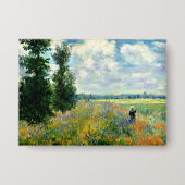 Monet - Poppy Field, Argenteuil Button (Vorderseite)