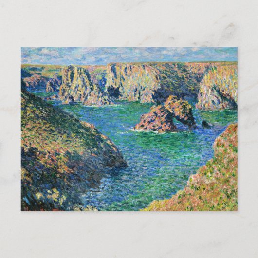 Monet - Port Donnant, Belle Ile, Postkarte (Vorderseite)