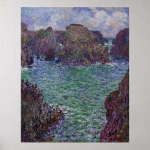 Monet - Port Goulphar Belle Ile Poster