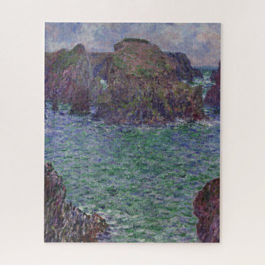 Monet-Port Goulphar Belle Ile Puzzle (Vertikal)