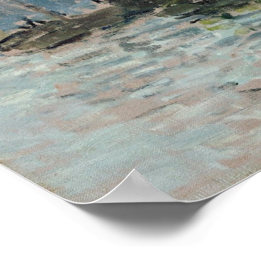 Monet - Prins Hendrikkade, Kromme Waal, Amsterdam Poster (Ecke)