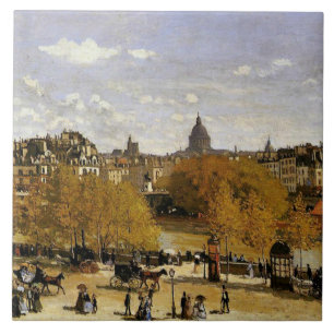Monet - Quai du Louvre, Kunstmalerei Fliese