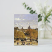 Monet - Quai du Louvre, Postkarte (Stehend Vorderseite)
