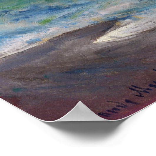 Monet - Rainfall Etretat Poster (Ecke)