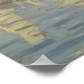 Monet - Regattas in Argenteuil Poster (Ecke)