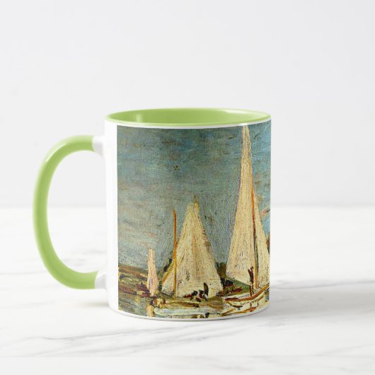 Monet, Regattas in Argenteuil Tasse (Links)