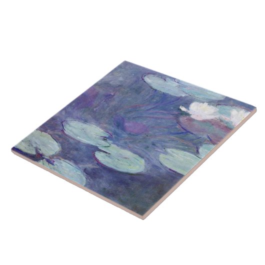 Monet - Rosa Water-Lilies Fliese (Seite)