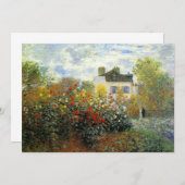 Monet Rose Garden Einladung (Vorne/Hinten)