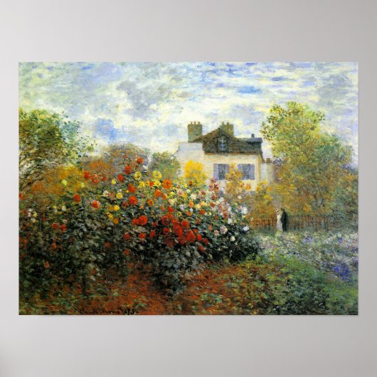Monet Rose Garden Poster (Vorne)