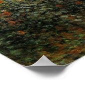 Monet Rose Garden Poster (Ecke)