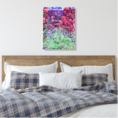 Monet Rose Leinwanddruck (Insitu (Schlafzimmer))