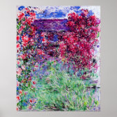 Monet Rose Poster (Vorne)