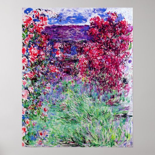 Monet Rose Poster (Vorne)