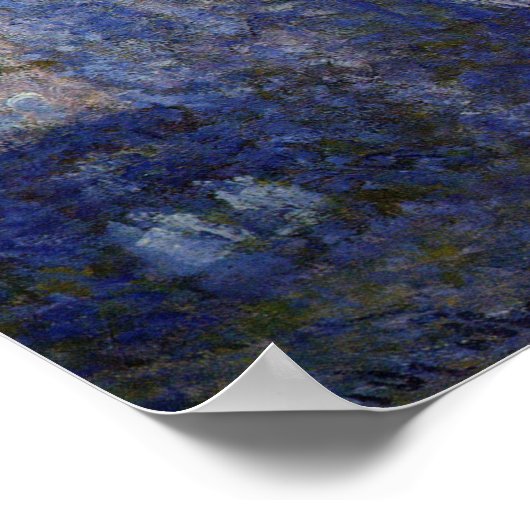 Monet - Rote Kathedrale Morgendämmerung Poster (Ecke)