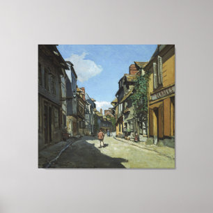 Monet Rue de la Bavole Honfleur Leinwanddruck