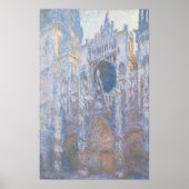 Monet - Ruen Kathedrale Das Portal Morning Nebel Poster (Vorne)
