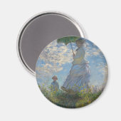 Monet’s Woman with a Parasol Magnet (Vorderseite/Rückseite)