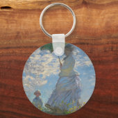 Monet’s Woman with a Parasol Schlüsselanhänger (Vorderseite)