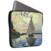 Monet - Sailboat at le Petit Gennevilliers Laptopschutzhülle (Vorne Rechts)