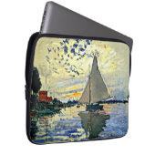 Monet - Sailboat at le Petit Gennevilliers Laptopschutzhülle (Vorne Rechts)