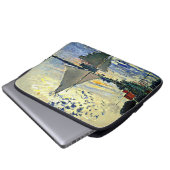Monet - Sailboat at le Petit Gennevilliers Laptopschutzhülle (Vorne Knopf)