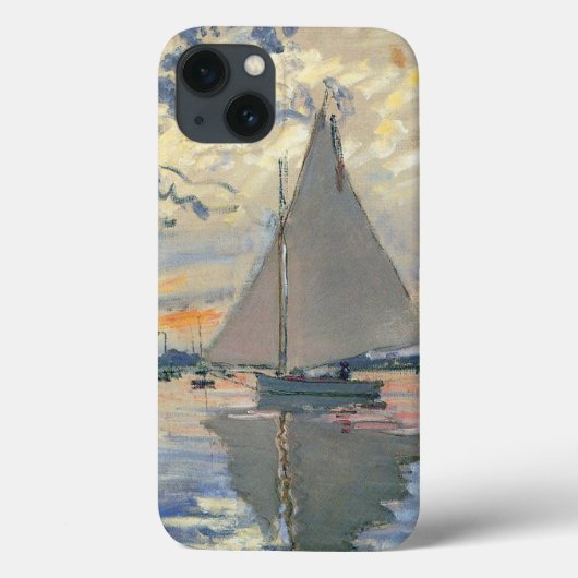 Monet Sailboat Französische Impressionismus Klassi Case-Mate iPhone Hülle (Rückseite)