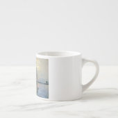 Monet Sailboat Französische Impressionismus Klassi Espressotasse (Rechts)