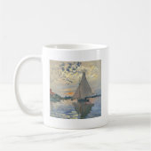 Monet Sailboat Französische Impressionismus Klassi Kaffeetasse (Links)