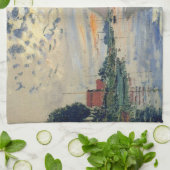 Monet Sailboat Französische Impressionismus Klassi Küchentuch (Gefaltet)