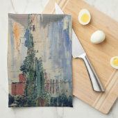 Monet Sailboat Französische Impressionismus Klassi Küchentuch (Viertel Falte)