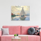 Monet Sailboat Französische Impressionismus Klassi Leinwanddruck (Insitu (Wohnzimmer))