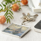 Monet Sailboat Französische Impressionismus Klassi Schlüsselanhänger (Seite)