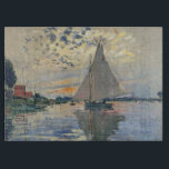 Monet Sailboat Französische Impressionismus Klassi Schneidebrett<br><div class="desc">Monet Sailboat - Dieses schöne französische Segelboot wurde 1874 von dem französischen Impressionisten Claude Monet gemalt. Monet war einer der bedeutendsten französischen Impressionisten, der je gelebt hat. Der genaue Titel des Gemäldes ist "Sailboat at Petit-Gennevilliers", ein Öl auf Leinwand. Das Gemälde zeigt ein Single-Segelboot mit einem belebten Sonnenuntergang im Hintergrund...</div>