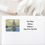 Monet Sailboat in Le Petit-Gennevilliers (Insitu)