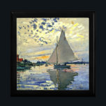 Monet - Sailboat in Le Petit-Gennevilliers Geschenkbox<br><div class="desc">Claude Monet Gemälde,  Sailboat in Le Petit-Gennevilliers,  Geschenkboxen.  VIRGINIA5050,  kundenspezifische Produkte und Geschenke auf www.zazzle.com/virginia5050*,  PaulKleeGiftShop,  InternationalGifts,  RetirementGiftStore,  BirthdayGiftStore,  ILoveGiftStore,  und FloridaGiftStore.zazzle.com/FloridaGiftStore.</div>