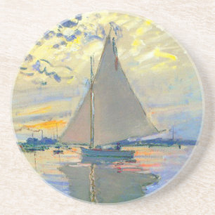 Monet Sailboat in Le Petit-Gennevilliers Getränkeuntersetzer