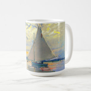 Monet Sailboat in Le Petit-Gennevilliers Kaffeetasse