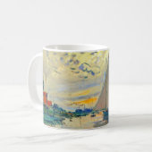 Monet Sailboat in Le Petit-Gennevilliers Kaffeetasse (Vorderseite Links)