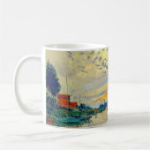 Monet Sailboat in Le Petit-Gennevilliers Kaffeetasse (Links)