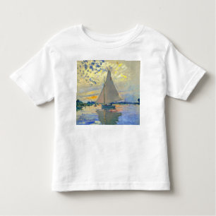 Monet Sailboat in Le Petit-Gennevilliers Kleinkind T-shirt