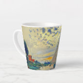 Monet Sailboat in Le Petit-Gennevilliers Milchtasse (Linke Ecke)