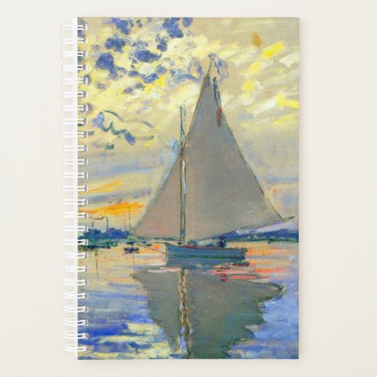 Monet Sailboat in Le Petit-Gennevilliers Planer (Vorderseite)