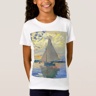 Monet Sailboat in Le Petit-Gennevilliers T-Shirt