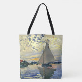 Monet - Sailboat in Le Petit-Gennevilliers, Tasche (Vorderseite)