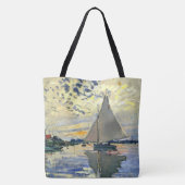 Monet - Sailboat in Le Petit-Gennevilliers, Tasche (Rückseite)