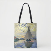 Monet - Sailboat in Le Petit-Gennevilliers, Tasche (Vorderseite)