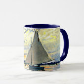 Monet - Sailboat in Le Petit-Gennevilliers Tasse (VorderseiteRechts)