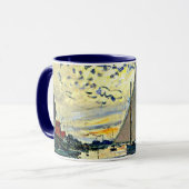Monet - Sailboat in Le Petit-Gennevilliers Tasse (Vorderseite Links)