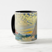 Monet Sailboat in Le Petit-Gennevilliers Tasse (Vorderseite Links)