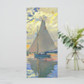 Monet Sailboat, Le Petit-Gennevilliers-Card (Stehend Vorderseite)